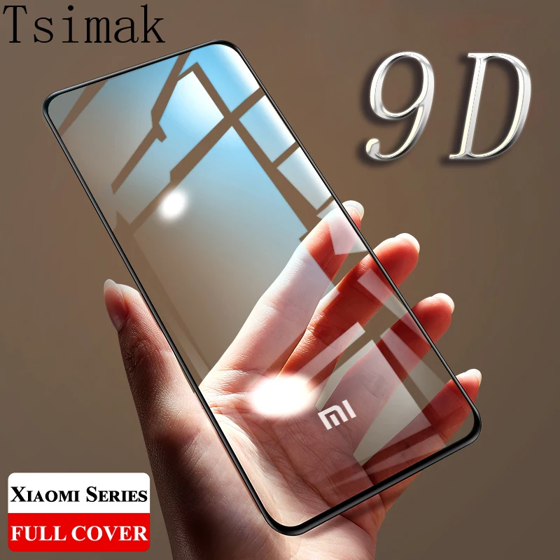 Закаленное стекло 9D с полным покрытием для Xiaomi Mi 9t 9 Pro Mi8 SE Pocophone F1 Play A3 Lite CC9 CC9e