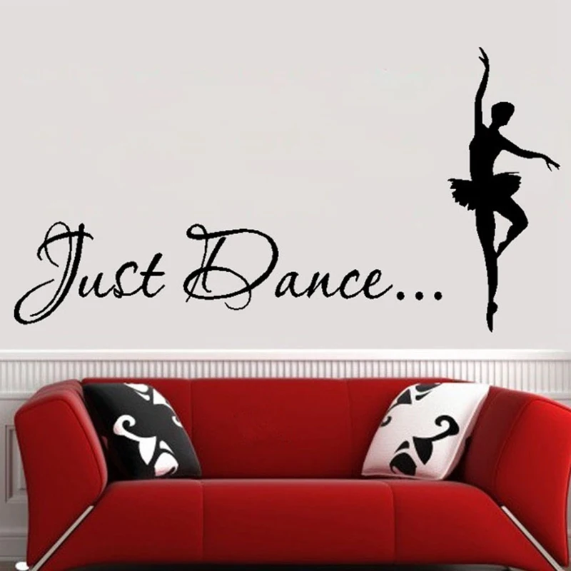 Just Dance Wall Stickers Home Decor - Ballet Dancer Wall Decal Dance Studio Wall Art Decoration - Girls Bedroom
Just Dance Wall Stickers Home Decor - Ballet Dancer Wall Decal Dance Studio Wall Art Decoration - Girls Bedroom