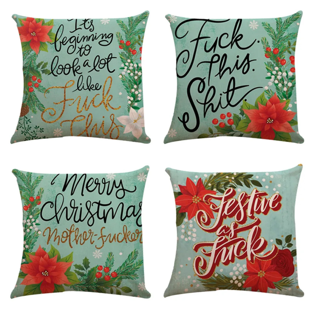 Pillowcases Happy Christmas Kussenhoes Sofa Cushion Cover Home Decor Throw Pillow Case Funda Cojin Housse de Coussin Cojines
Pillowcases Happy Christmas Kussenhoes Sofa Cushion Cover Home Decor Throw Pillow Case Funda Cojin Housse de Coussin Cojines