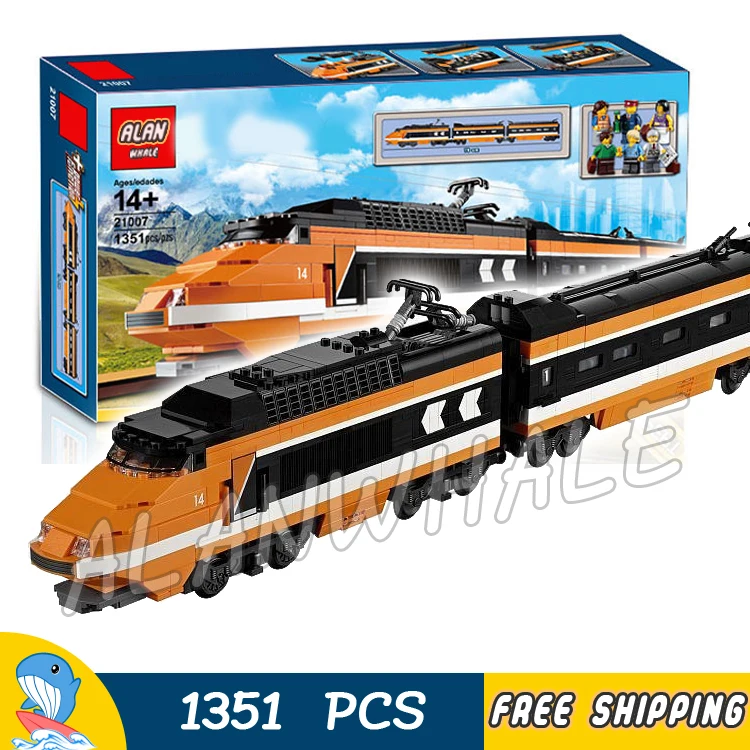 1351pcs Train Series Creator High speed Horizon Express 21007 DIY 3D Model Building Kid Blocks ChildrenToys Compatible With lego
1351pcs Train Series Creator High speed Horizon Express 21007 DIY 3D Model Building Kid Blocks ChildrenToys Compatible With lego