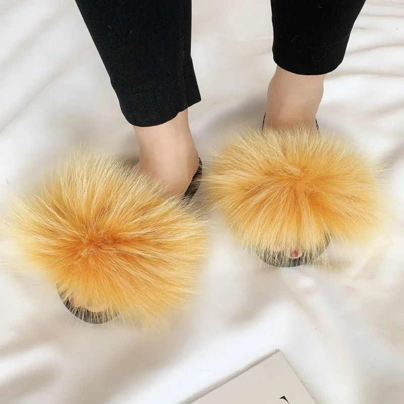 Sliders Shoes Woman Real Raccoon Fur Slippers Women Designer Slides Fluffy Slippers Cute Furry Slippers Fuzzy House Shoes Home
Sliders Shoes Woman Real Raccoon Fur Slippers Women Designer Slides Fluffy Slippers Cute Furry Slippers Fuzzy House Shoes Home