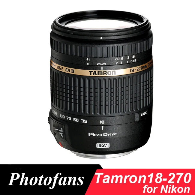 Tamron 18-270mm F/3.5-6.3 DI-II VC PZD 18-270 Lens for Nikon D3400 D3300 D5500 D5200 D5300 D5600 D60 D90 D7000 D7100 D7200
Tamron 18-270mm F/3.5-6.3 DI-II VC PZD 18-270 Lens for Nikon D3400 D3300 D5500 D5200 D5300 D5600 D60 D90 D7000 D7100 D7200