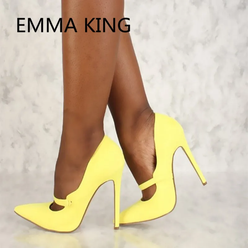 Spring New Cutout Party Wedding Pumps Women Pointed Toe Yellow Stiletto Ankle Strap Ladies Gladiator Shoes Woman Sexy High Heels
Spring New Cutout Party Wedding Pumps Women Pointed Toe Yellow Stiletto Ankle Strap Ladies Gladiator Shoes Woman Sexy High Heels