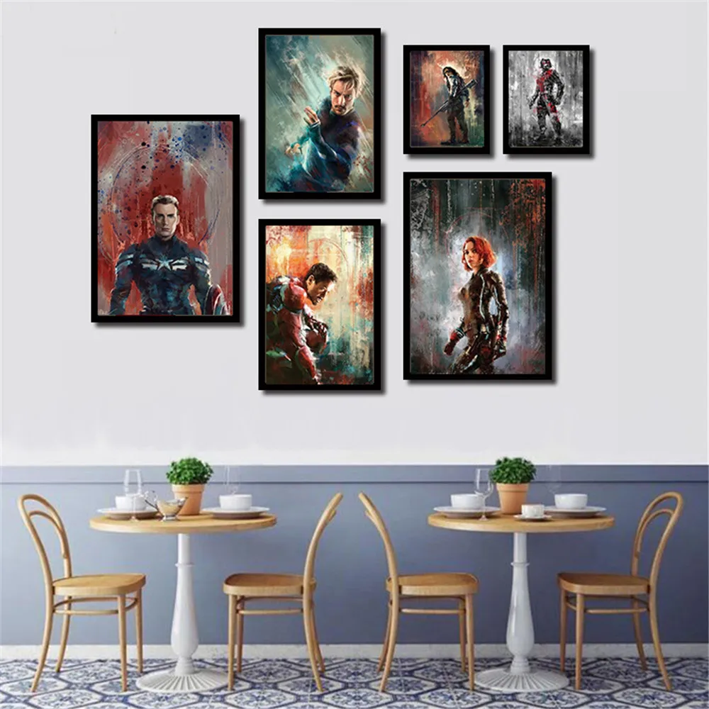 Prints Pictures Home Wall Art Nordic Modular Poster Super Hero Captain America Movie Painting On Canvas Living Room Decorative
Prints Pictures Home Wall Art Nordic Modular Poster Super Hero Captain America Movie Painting On Canvas Living Room Decorative