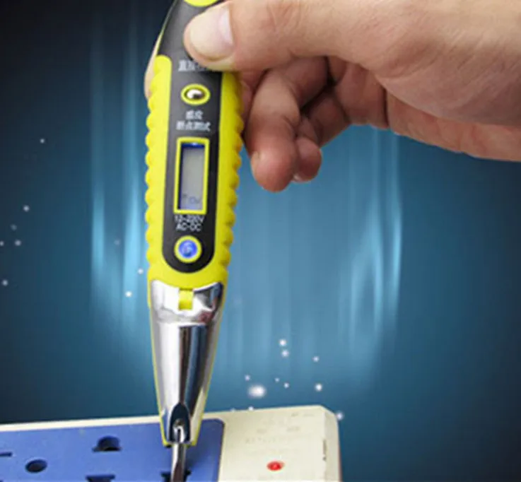 Multi-Function Digital Induction Test Pencil Screwdriver Electrical Tester With LED Light Power Tools AC/DC
Multi-Function Digital Induction Test Pencil Screwdriver Electrical Tester With LED Light Power Tools AC/DC