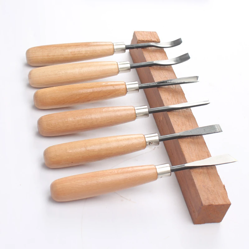 Woodworking Carving Chisels 6 Pcs Blade Sculpture Skew Utility Knifes for Wooden Manganese Steel Engraving Tools
Woodworking Carving Chisels 6 Pcs Blade Sculpture Skew Utility Knifes for Wooden Manganese Steel Engraving Tools