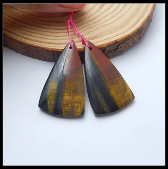Sales 1Pairs Tiger'Eye Triangle Gemstone Earrings For Women 36x21x5mm 11.7g
Sales 1Pairs Tiger'Eye Triangle Gemstone Earrings For Women 36x21x5mm 11.7g