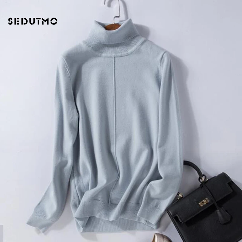 SEDUTMO Winter Turtleneck Sweater Women Pullovers Knitting Warm Tunic Woman Sweater Long Sleeve Spring Slim Jumper Top ED374
SEDUTMO Winter Turtleneck Sweater Women Pullovers Knitting Warm Tunic Woman Sweater Long Sleeve Spring Slim Jumper Top ED374