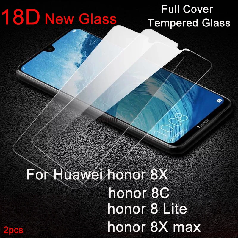 2pcs 18D Tempered glass For Huawei Honor 8x max 8c Honor 8 Lite screen protector for huawei honor 8X tempered gass film
2pcs 18D Tempered glass For Huawei Honor 8x max 8c Honor 8 Lite screen protector for huawei honor 8X tempered gass film