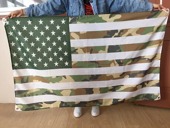 US USA America National Country Flags Camo Camouflage Type Banners White Sleeve Metal Grommets
US USA America National Country Flags Camo Camouflage Type Banners White Sleeve Metal Grommets