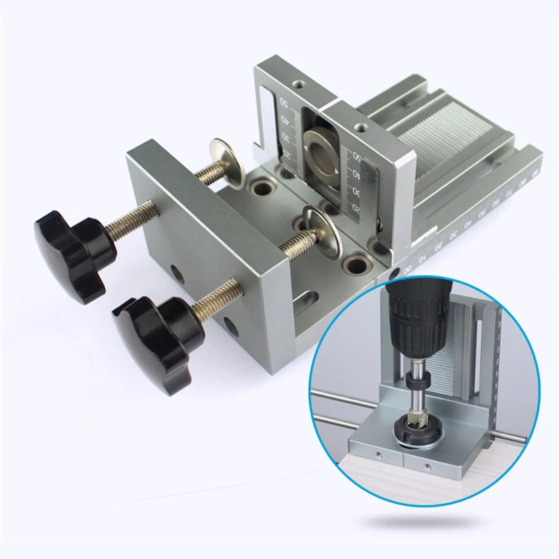 DANIU Aluminium Alloy Dowelling Jig for Furniture Fast Connecting Cam Fitting 3 In 1 Woodworking Drill Guide Kit Locator Durable
DANIU Aluminium Alloy Dowelling Jig for Furniture Fast Connecting Cam Fitting 3 In 1 Woodworking Drill Guide Kit Locator Durable