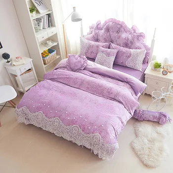 Thick fleece winter duvet cover set lace girls bedding set full queen king size soft warm purple beige bed linen quilt cover set
Thick fleece winter duvet cover set lace girls bedding set full queen king size soft warm purple beige bed linen quilt cover set
