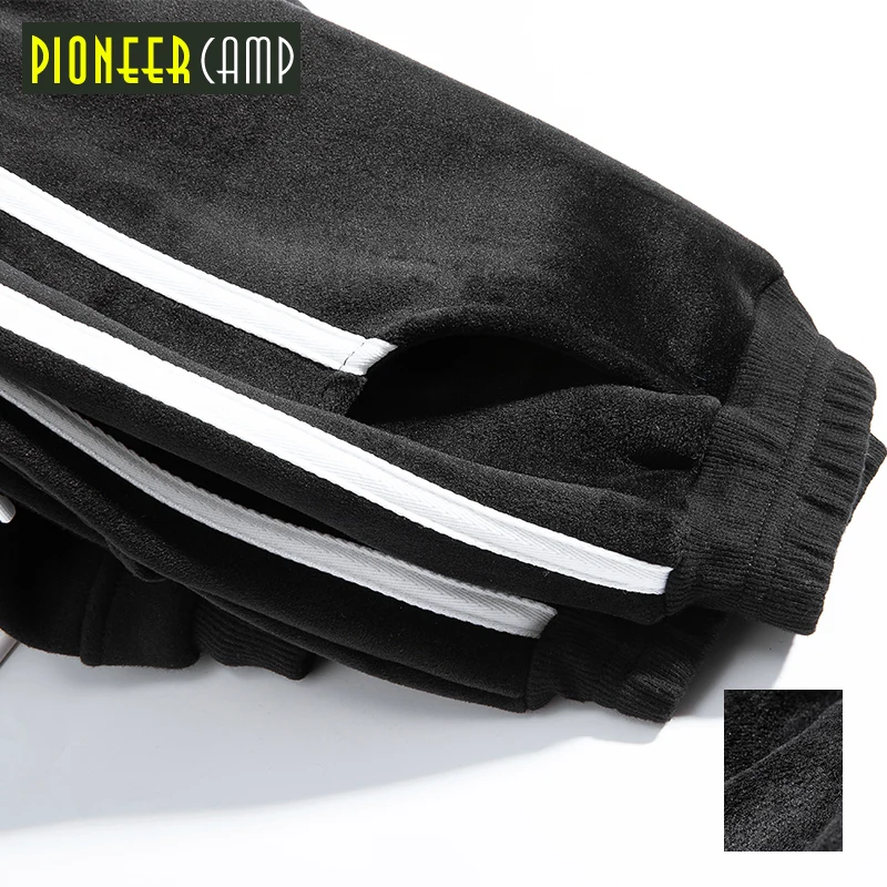 Pioneer camp new kids winter warm sweatpants boys thick striped pants for boys quality stretch trousers children black BZZ810227
Pioneer camp new kids winter warm sweatpants boys thick striped pants for boys quality stretch trousers children black BZZ810227