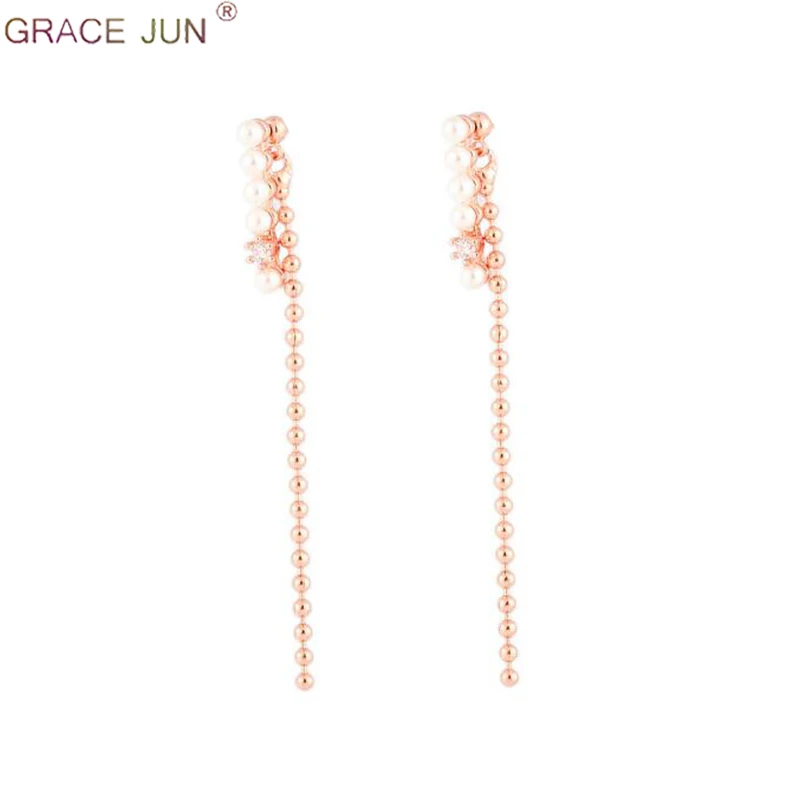 GRACE JUN 2019 Long Bead Chain Clip on Earrings Without Pierced for Women Elegant Faux Pearl Earrings Charm Jewelry Accessory
GRACE JUN 2019 Long Bead Chain Clip on Earrings Without Pierced for Women Elegant Faux Pearl Earrings Charm Jewelry Accessory