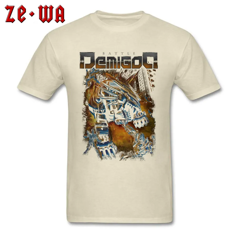 Battle Demigod Father Day 100% Cotton O Neck Tees Short Sleeve Funny Tee Shirt Retro Comics T Shirts Wholesale Battle Demigod beige