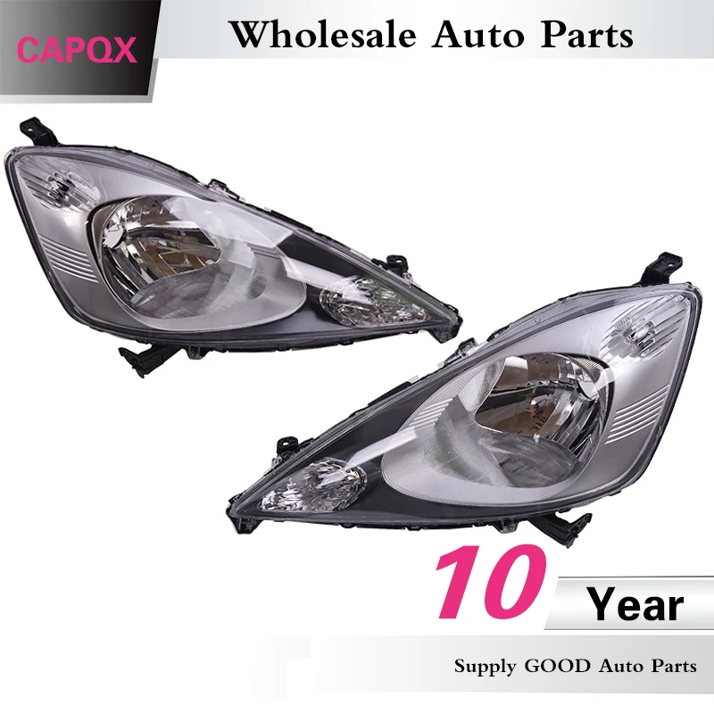 CAPQX 2PCS Right & Left side front head lights lamp headlamp headlight 33150-TG5-H01 For FIT JAZZ GE6 GE8 2009 2010 2011
CAPQX 2PCS Right & Left side front head lights lamp headlamp headlight 33150-TG5-H01 For FIT JAZZ GE6 GE8 2009 2010 2011