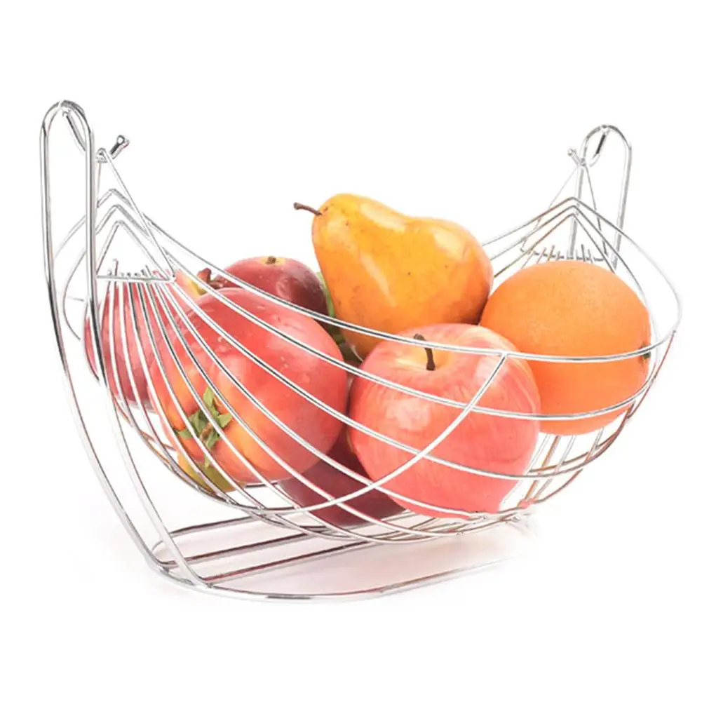 Home Fashion Creative Fruit Basket Stainless Steel Swing Fruit Plate Kitchen Decorative Fruit Storage Rack
Home Fashion Creative Fruit Basket Stainless Steel Swing Fruit Plate Kitchen Decorative Fruit Storage Rack