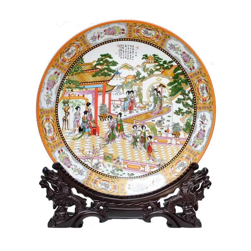 BEST business birthday present - vintage handicraft Twelve Ladies of Jinling porcelain plate Decor art Decoration
BEST business birthday present - vintage handicraft Twelve Ladies of Jinling porcelain plate Decor art Decoration