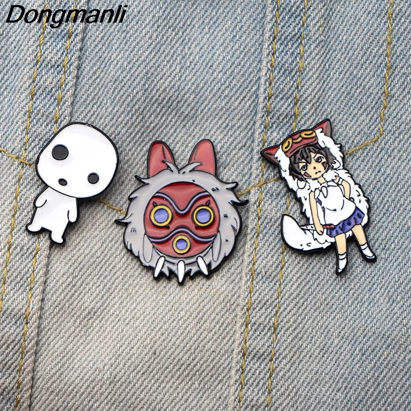 DMLSKY Princess Mononoke Funny Brooch and Pins Metal Badge Icon on The Backpack Pin Brooches for Clothing Jewelry Gift M2660
DMLSKY Princess Mononoke Funny Brooch and Pins Metal Badge Icon on The Backpack Pin Brooches for Clothing Jewelry Gift M2660