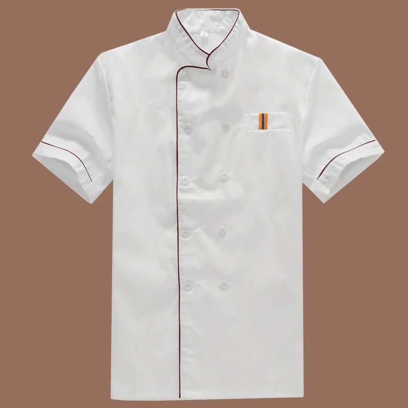 New Arrival Food Service Cloth Kitchen Chef Jackets Uniform Short Sleeve Hotel Cook Workwear Clothes Restaurant Chief Clothes
New Arrival Food Service Cloth Kitchen Chef Jackets Uniform Short Sleeve Hotel Cook Workwear Clothes Restaurant Chief Clothes