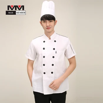 M-3XL Solid Men Cooking Work Uniforms Food Service Kitchen Head Chef Clothes Short Sleeve Jacket T-shirt Tops
M-3XL Solid Men Cooking Work Uniforms Food Service Kitchen Head Chef Clothes Short Sleeve Jacket T-shirt Tops