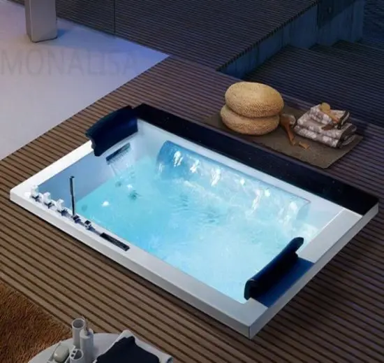 1850*1600*720mm sanitary fashionable design walk-in whirlpool big LED waterfall indoor massage hot tub M-2050
1850*1600*720mm sanitary fashionable design walk-in whirlpool big LED waterfall indoor massage hot tub M-2050