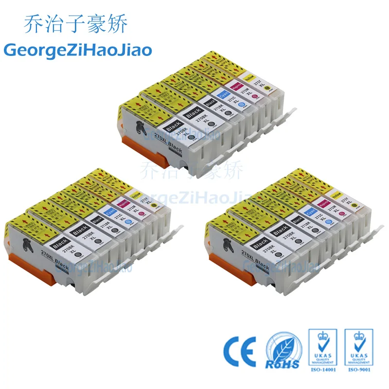 18X 270XL Compatible Ink Cartridge for Canon PIXMA MG5720 MG5721 MG5722 MG6820 TS6020/TS5020
18X 270XL Compatible Ink Cartridge for Canon PIXMA MG5720 MG5721 MG5722 MG6820 TS6020/TS5020