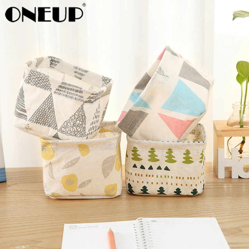 ONEUP New Desktop Storage Basket Waterproof Canvas Stationery Toy Cosmetic Jewelry Sundries Organizer Box Sock Laundry Basket
ONEUP New Desktop Storage Basket Waterproof Canvas Stationery Toy Cosmetic Jewelry Sundries Organizer Box Sock Laundry Basket
