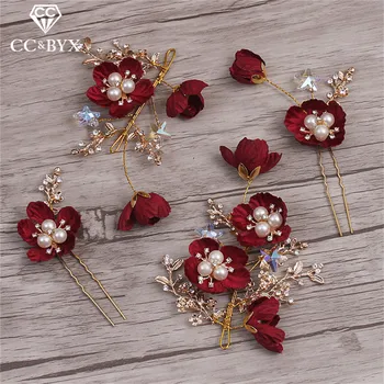 CC Wedding Jewelry Hair Stick Combs Hairgrips Pearl 4pcs Sets For Women Engagement Bridal Accessories Flower Leaf Exquisite 7150
CC Wedding Jewelry Hair Stick Combs Hairgrips Pearl 4pcs Sets For Women Engagement Bridal Accessories Flower Leaf Exquisite 7150