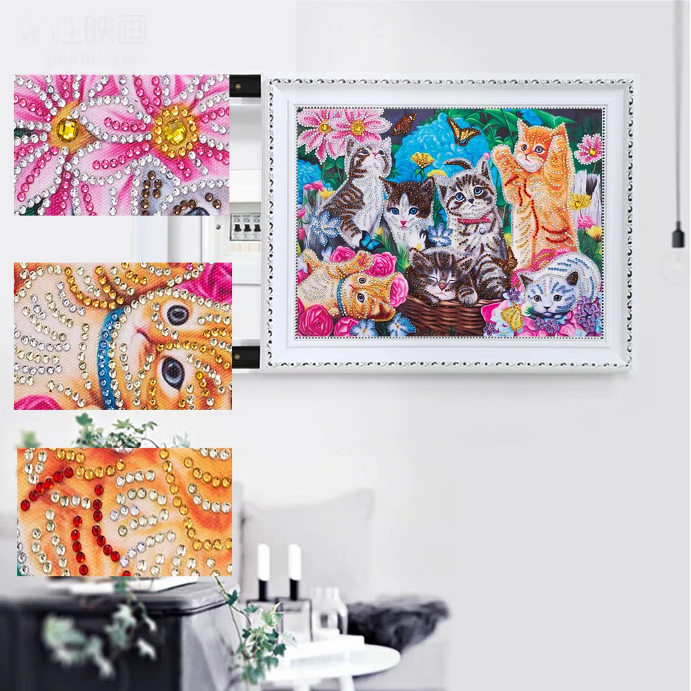 5D DIY Special Shaped Diamond Painting Color Cat Dog Cross Stitch Needlework Embroidery Home Mosaic Wall Decoration Gifts
5D DIY Special Shaped Diamond Painting Color Cat Dog Cross Stitch Needlework Embroidery Home Mosaic Wall Decoration Gifts