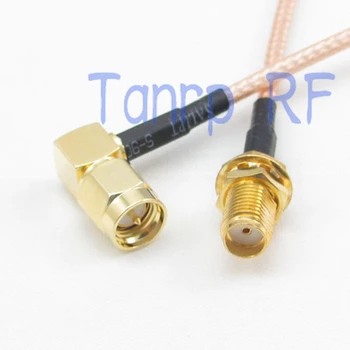 2PCS 20INCH SMA male right angle to SMA female jack RF adapter connector 50CM Pigtail coax jumper cable RG316 extension cable
2PCS 20INCH SMA male right angle to SMA female jack RF adapter connector 50CM Pigtail coax jumper cable RG316 extension cable