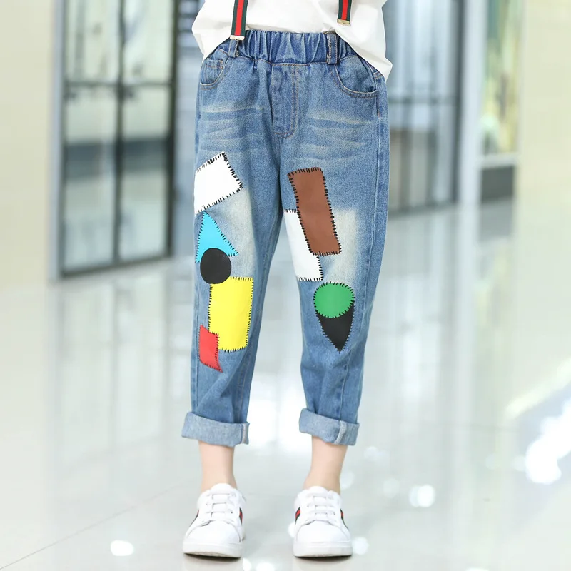Girls Leggings Hotsale Autumn Girls Long Jeans Pants Kids Rainbow Denim Trousers Children Casual Pants D0166
Girls Leggings Hotsale Autumn Girls Long Jeans Pants Kids Rainbow Denim Trousers Children Casual Pants D0166
