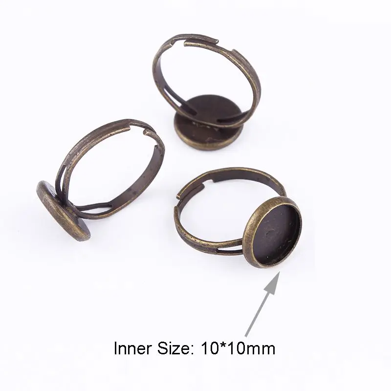 New Fit 10mm Round Ring Antique Bronze Pendants Setting Cabochon Cameo Base Tray Bezel Blank DIY Jewelry Making Charms Findings
New Fit 10mm Round Ring Antique Bronze Pendants Setting Cabochon Cameo Base Tray Bezel Blank DIY Jewelry Making Charms Findings