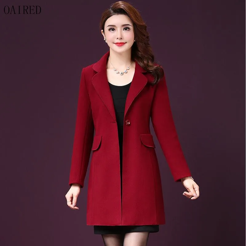 Plus Size Woolen Coat Women Clothing 2019 New Women Woolen Jacket Long Slim Thickening Coats Jackets Female Outerwear OAIRED
Plus Size Woolen Coat Women Clothing 2019 New Women Woolen Jacket Long Slim Thickening Coats Jackets Female Outerwear OAIRED