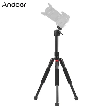 Andoer K521S Portable Extendable Al Alloy Tripod with Mini Ball Head for Sony Canon Nikon DSLR ILDC Cameras Max. Load 5kg 87cm
Andoer K521S Portable Extendable Al Alloy Tripod with Mini Ball Head for Sony Canon Nikon DSLR ILDC Cameras Max. Load 5kg 87cm