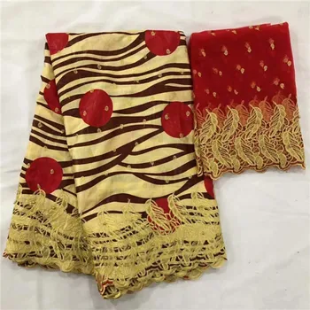 (5+2) Popular party African cotton bazin riche lace fabric pefect matching French net lace fabric for dres set WBN12
(5+2) Popular party African cotton bazin riche lace fabric pefect matching French net lace fabric for dres set WBN12