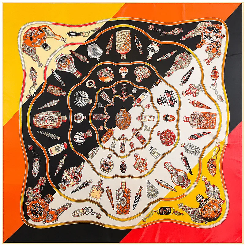 2019 New Brand Woman Shawl 100% Twill Silk Scarf 130cm Square Scarf Print Kerchief Bandana Woman Headband Hijab Scarves & Wraps
2019 New Brand Woman Shawl 100% Twill Silk Scarf 130cm Square Scarf Print Kerchief Bandana Woman Headband Hijab Scarves & Wraps
