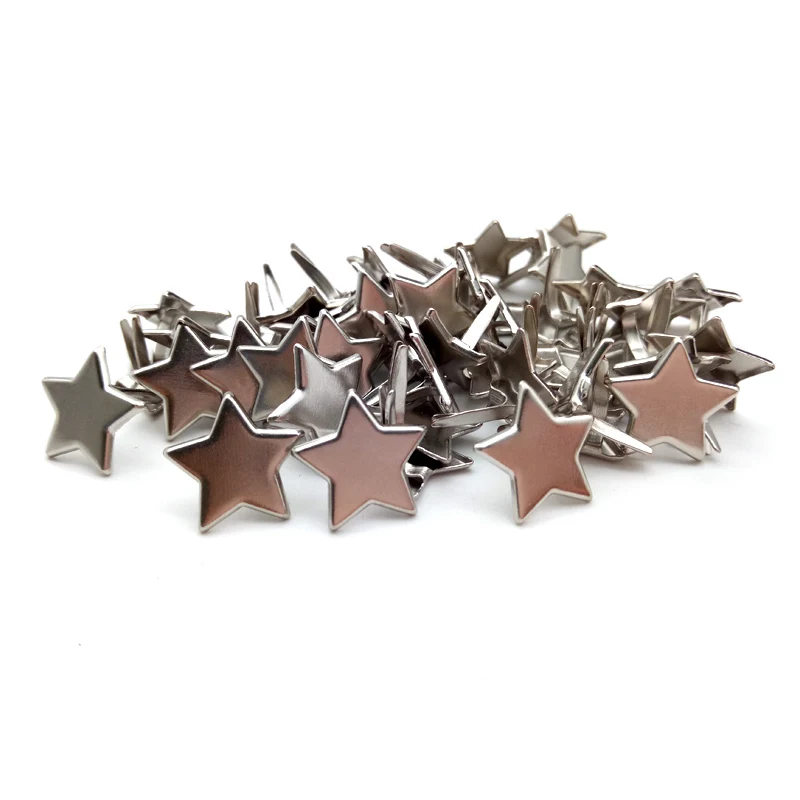 50PCS 13.5*10mm Cute Five Pointed Star Metal Brads Nails Rivets Fastener Embellishment Gift Diy Scrapbooking Paper Album
50PCS 13.5*10mm Cute Five Pointed Star Metal Brads Nails Rivets Fastener Embellishment Gift Diy Scrapbooking Paper Album