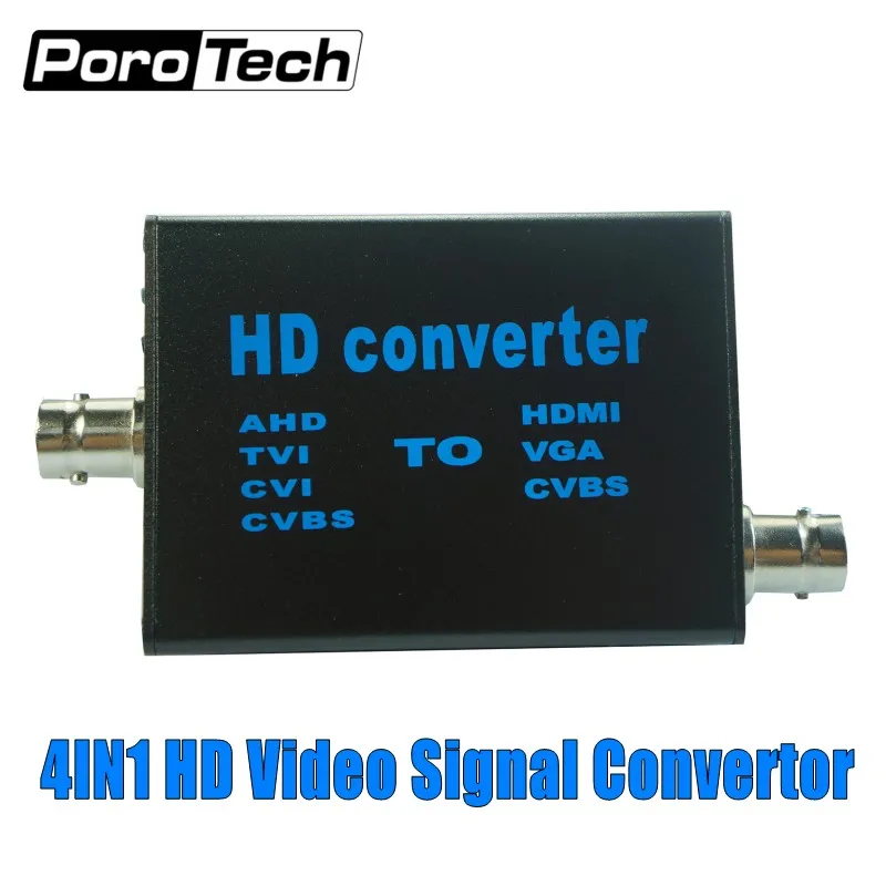 Оптовая продажа 10 шт./лот 4 в 1 HD видео сигнальный преобразователь AHD HDMI AHD41 TVI CVI CVBS