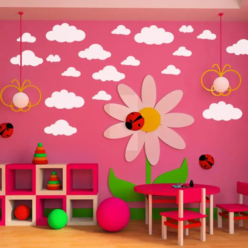 31pcs / set DIY Large Clouds 4-10 Inch Wall Sticker Removable Vinyl Wall Decals Children's Room Home Decoration Art 5.8
31pcs / set DIY Large Clouds 4-10 Inch Wall Sticker Removable Vinyl Wall Decals Children's Room Home Decoration Art 5.8