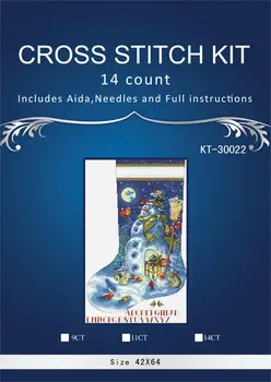 oneroom Snow birds christmas sock Embroidery Crafts Needlework 14CT Unprinted Arts Cross Stitch Kits DMC DIY Quality 16
oneroom Snow birds christmas sock Embroidery Crafts Needlework 14CT Unprinted Arts Cross Stitch Kits DMC DIY Quality 16