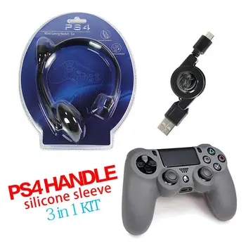 Game accessories with Controller Shell+Cable + Wired earphone headphones gaming headset for PC & Playstation for Playstation PS4
Game accessories with Controller Shell+Cable + Wired earphone headphones gaming headset for PC & Playstation for Playstation PS4