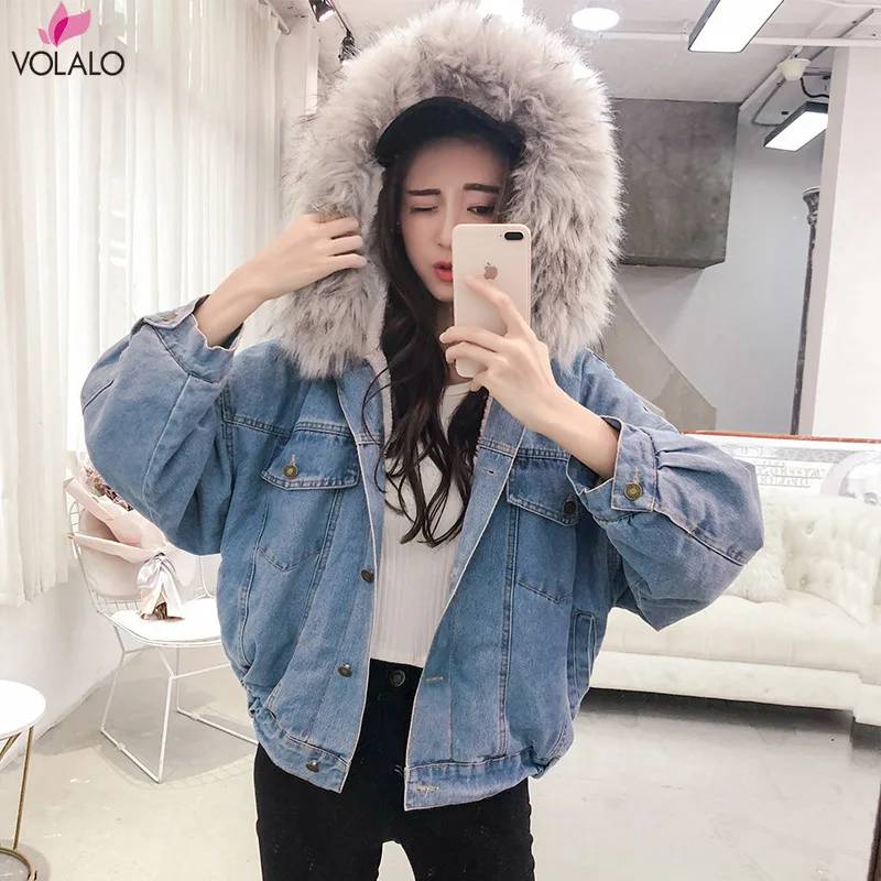 VOLALO 2024 New Warm Winter Bomber Women Spring Autumn Hooded Coat Jeans Denim Jackets Basic Ladies Top Windbreaker Female Large
VOLALO 2024 New Warm Winter Bomber Women Spring Autumn Hooded Coat Jeans Denim Jackets Basic Ladies Top Windbreaker Female Large