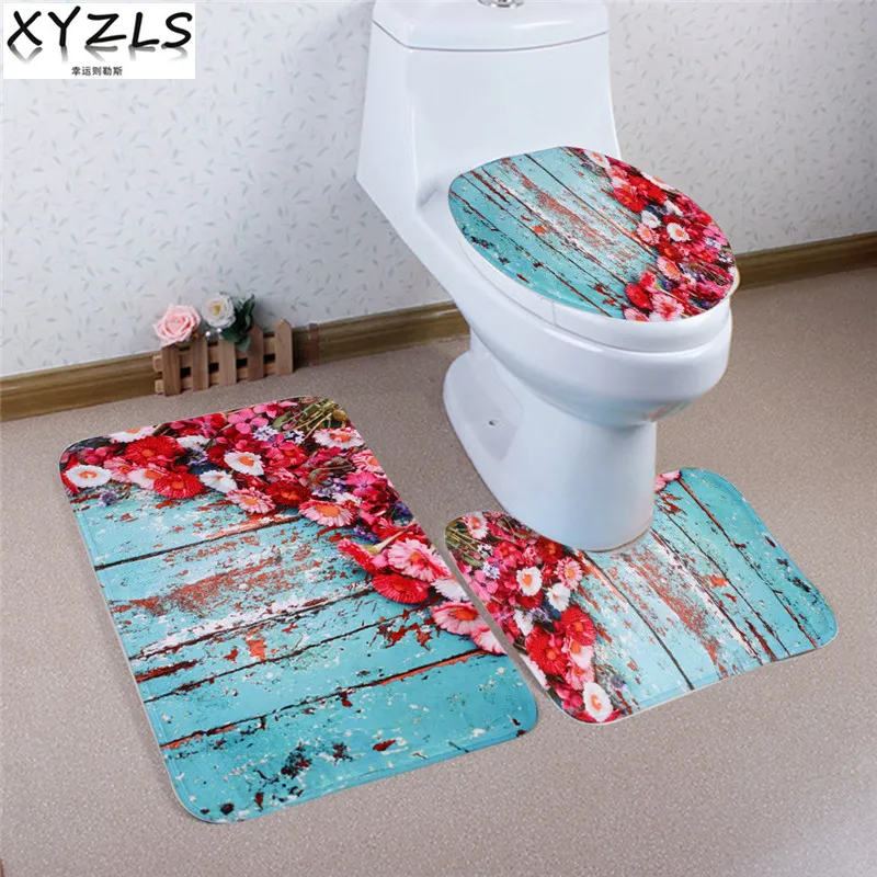 XYZLS Brand New 3 Pcs Pastoral Floral Anti Slip Toilet Carpet Bathroom Mat Coral Velvet Toilet Mats for Three Sets of Bath Mat
XYZLS Brand New 3 Pcs Pastoral Floral Anti Slip Toilet Carpet Bathroom Mat Coral Velvet Toilet Mats for Three Sets of Bath Mat