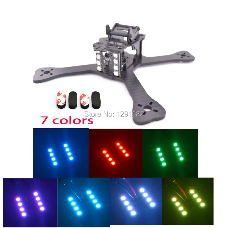 DIY FPV 210 210mm drone Quadcopter carbon fiber frame 4mm main lower plate + LED Board Light for GEP-TX
DIY FPV 210 210mm drone Quadcopter carbon fiber frame 4mm main lower plate + LED Board Light for GEP-TX