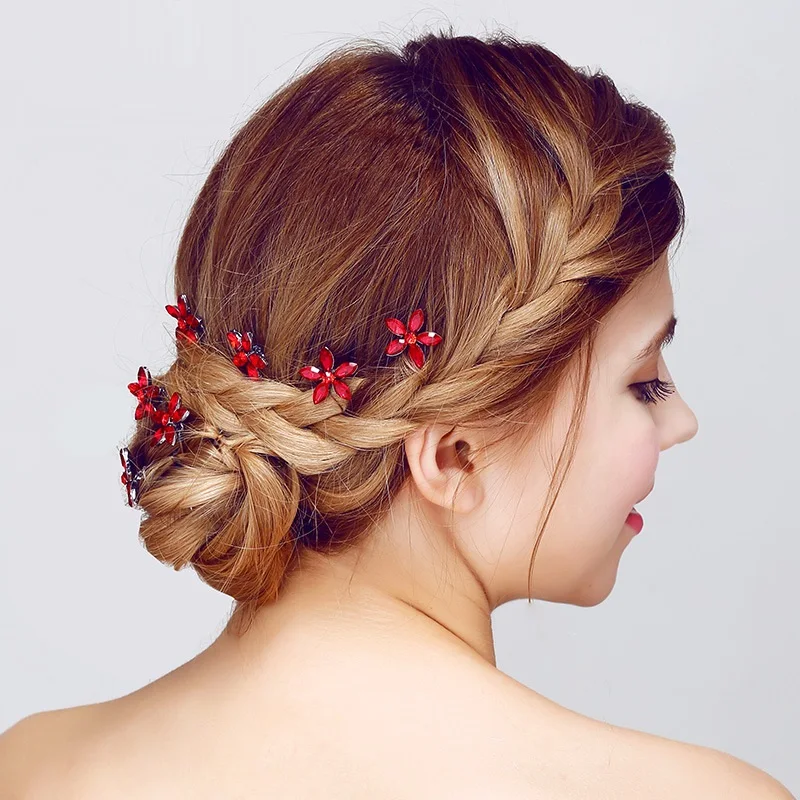 2019 Fashion Women Crystal Red Flower Wedding Headpins decoration for the hair for women wholesale bridal hair accessories
2019 Fashion Women Crystal Red Flower Wedding Headpins decoration for the hair for women wholesale bridal hair accessories