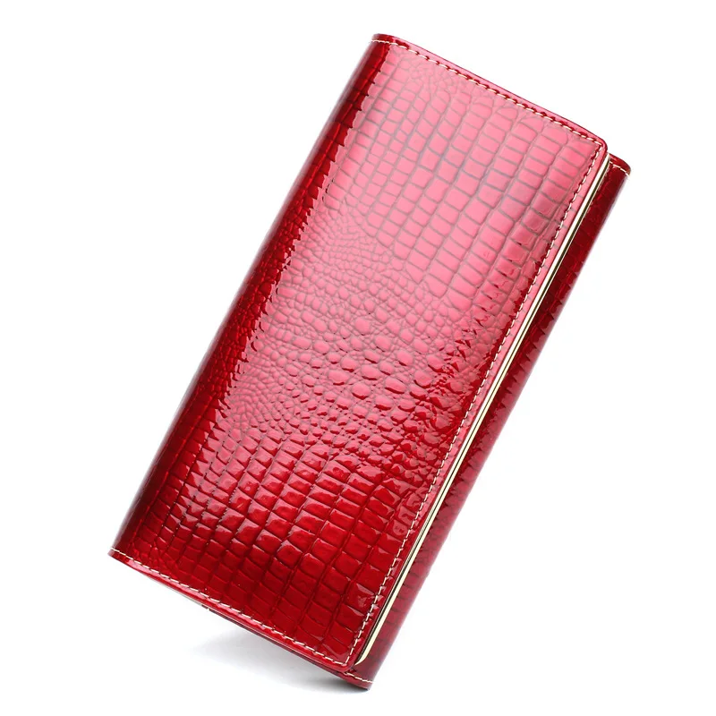 Women Wallet Geniune Leather Card Holder Long Crocodile Pattern Design Phone Pocket Ladies Lock Coins Purse Luxury Wallet Female
Women Wallet Geniune Leather Card Holder Long Crocodile Pattern Design Phone Pocket Ladies Lock Coins Purse Luxury Wallet Female