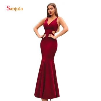 V Neck Tank Burgundy Evening Dresses Simple Long Dark Red Formal Dresses Backless Party Dresses abiye gece elbisesi D760
V Neck Tank Burgundy Evening Dresses Simple Long Dark Red Formal Dresses Backless Party Dresses abiye gece elbisesi D760