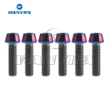 Wanyifa Titanium Bolts M5x16 18mm Conical Cycling Handlebar Stem Bolt Bicycle Fixed Screws Bike Parts 6pcs
Wanyifa Titanium Bolts M5x16 18mm Conical Cycling Handlebar Stem Bolt Bicycle Fixed Screws Bike Parts 6pcs