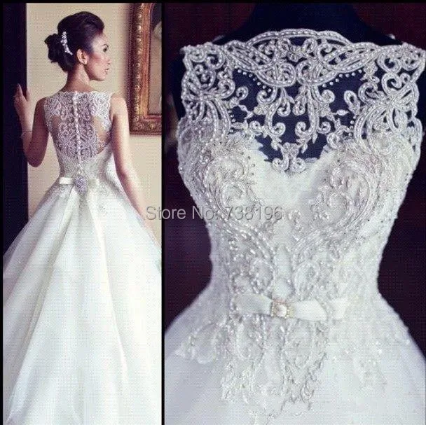 Wedding Dress 2016 New Vintage sheer sleeveless turtleneck beading another line on the size dresses Real Wedding Of the sample
Wedding Dress 2016 New Vintage sheer sleeveless turtleneck beading another line on the size dresses Real Wedding Of the sample